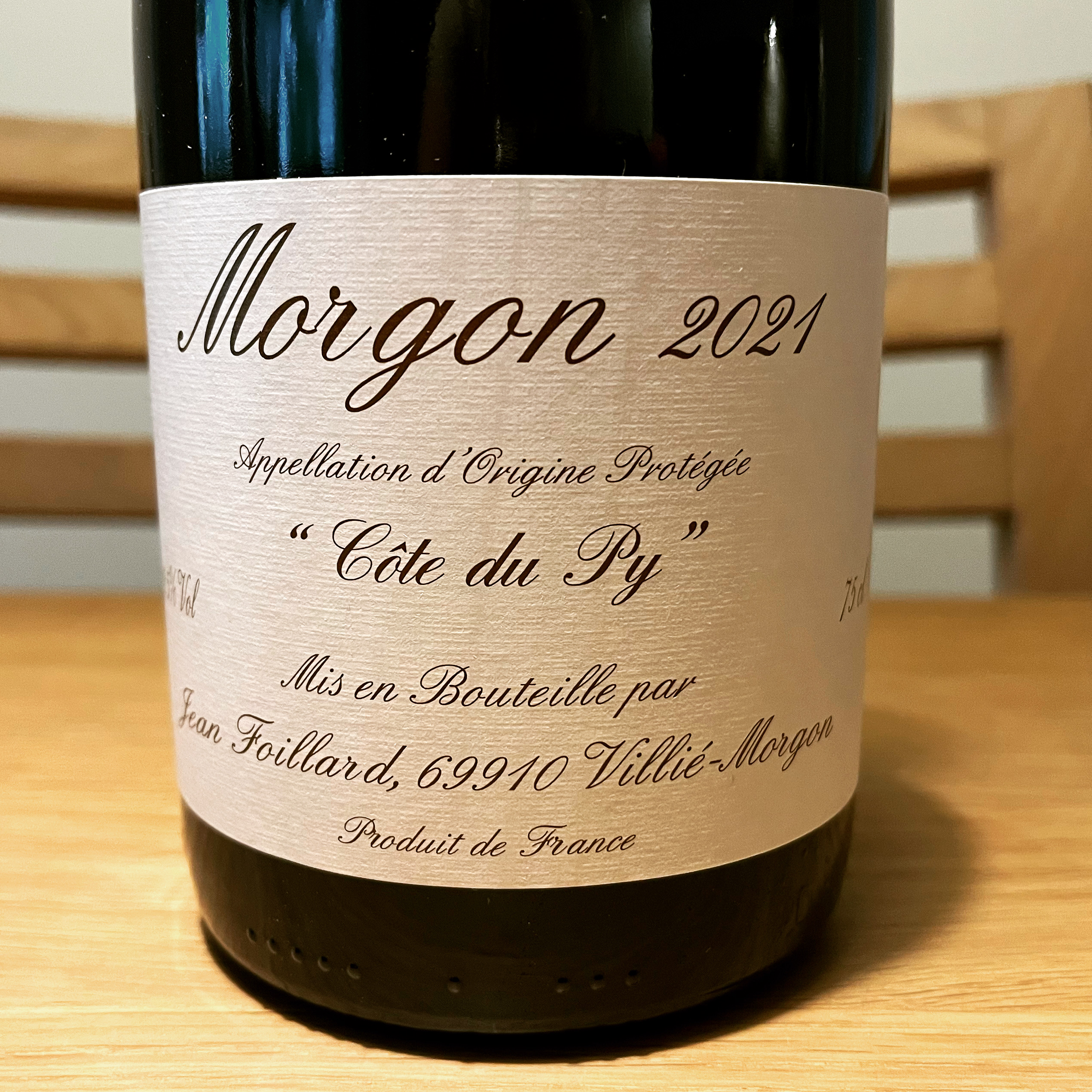 TN: 2021 Jean Foillard Morgon Côte du Py (France, Burgundy, Beaujolais,  Morgon) - WINE TALK - WineBerserkers